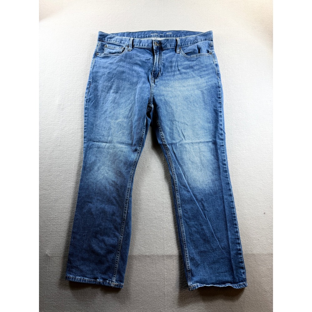 Old Navy Jeans Men 40x30 Blue Straight Built-In Flex